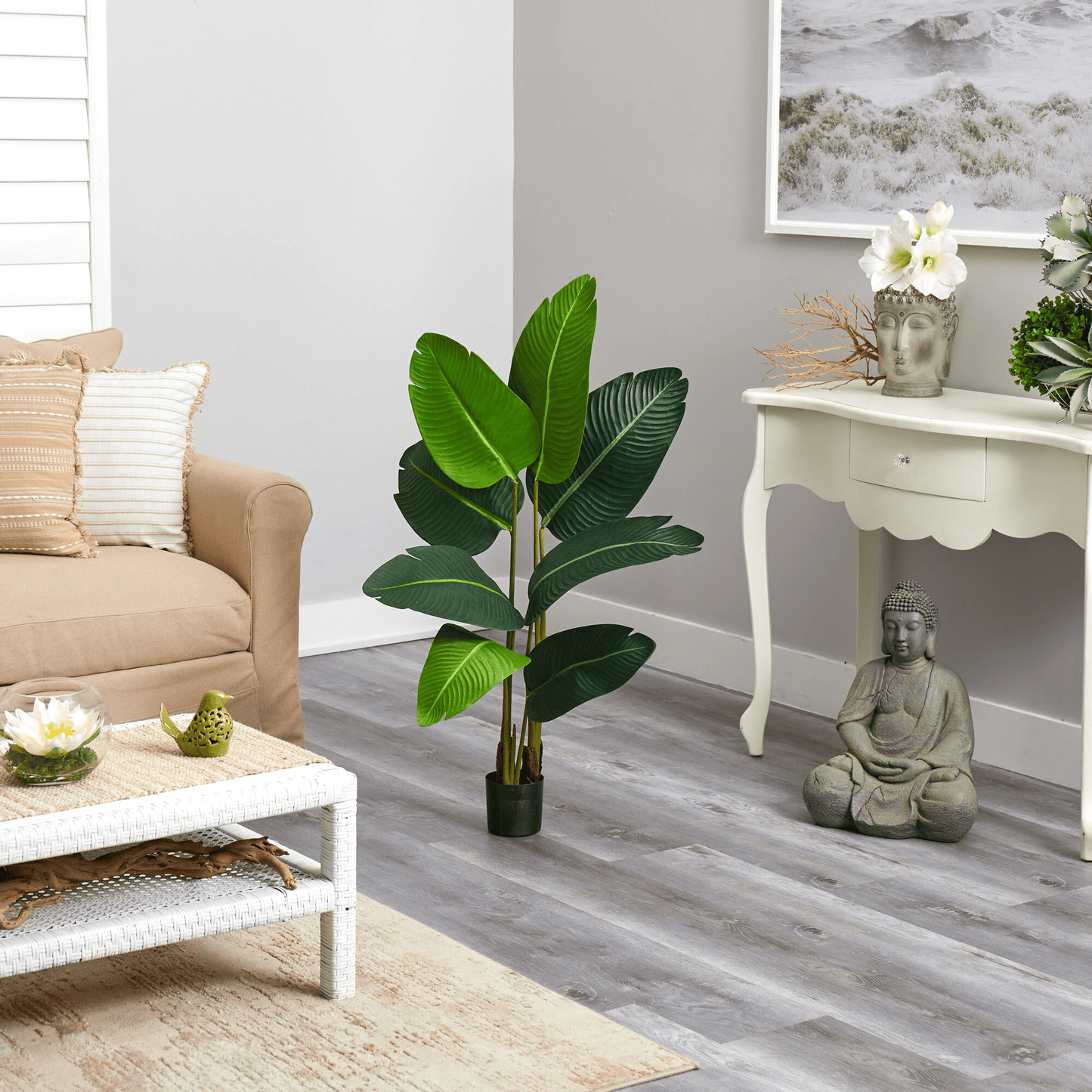 3 1/2 Feet Travelers Palm Artificial Tree