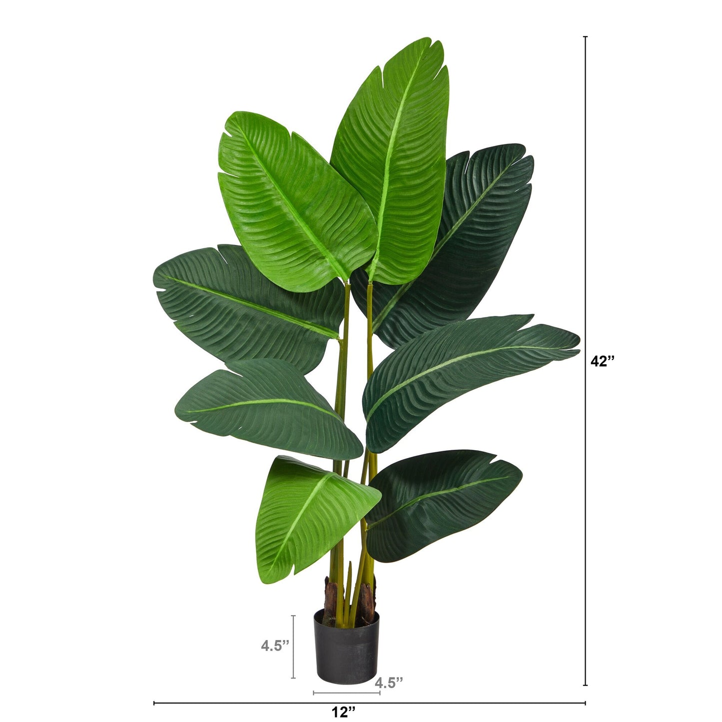 3 1/2 Feet Travelers Palm Artificial Tree