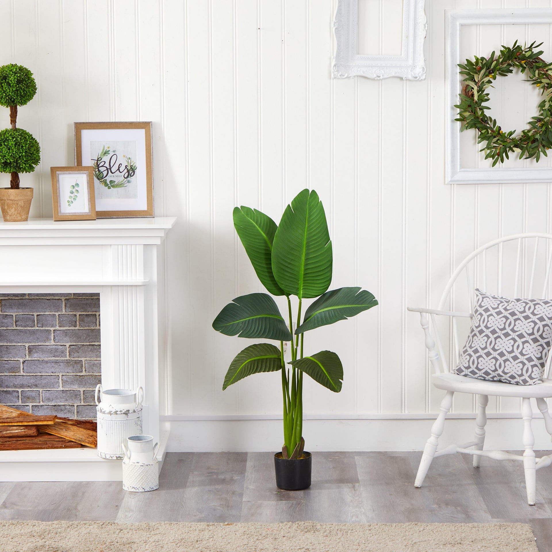 45 inch Travelers Palm Artificial Plant – Village Eight